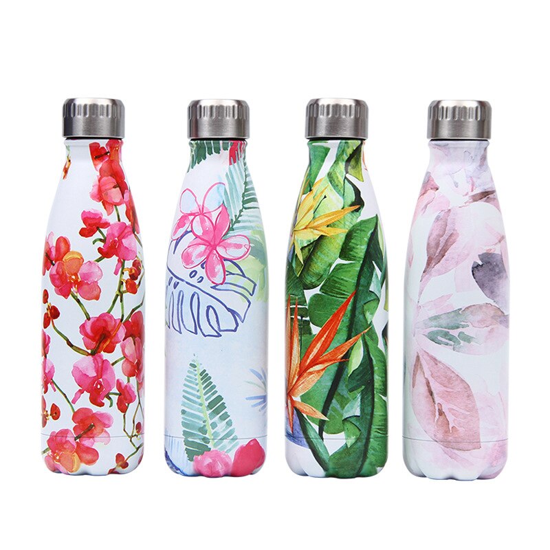 179-202 LOGO Custom Stainless Steel Water Bottle For Water Thermos Vacuum Insulated Cup DoubleWall Travel Drinkware Sports Flask