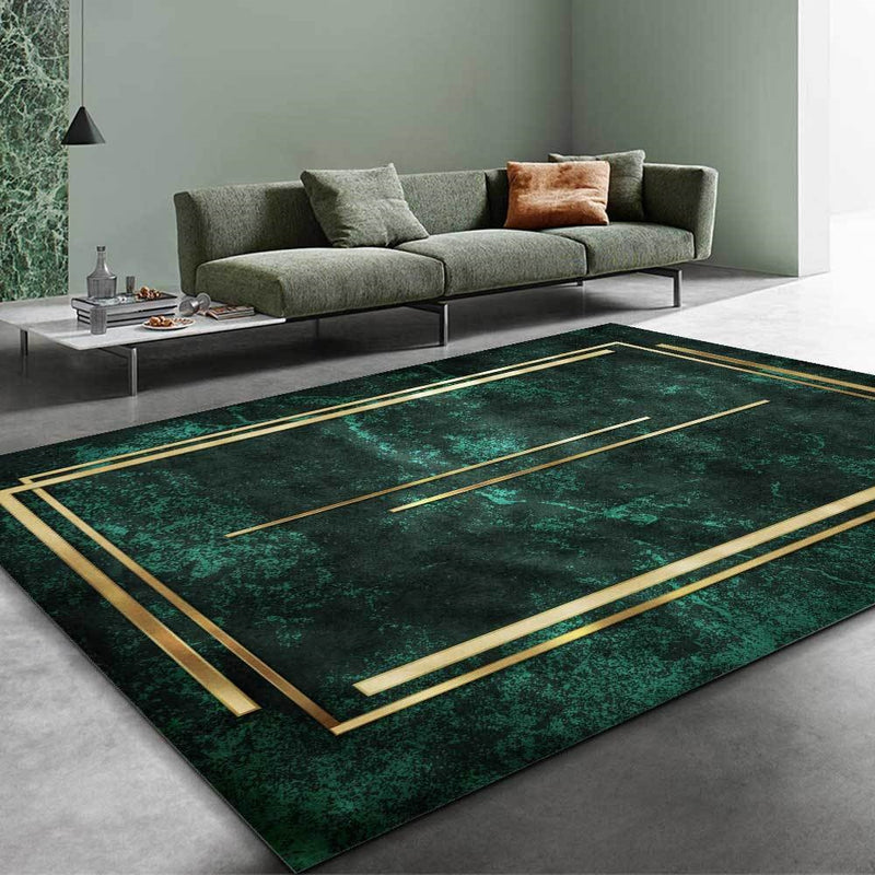 Bubble Kiss Nordic Green Carpets For Living Room Gold Luxury Rugs For Bedroom Customized Floor Mat Home Decor Delicate Edged