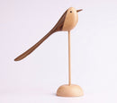 Danish wood ornaments jewelry carving wooden play Home Furnishing Nordic style puppet Home Furnishing features wood bird