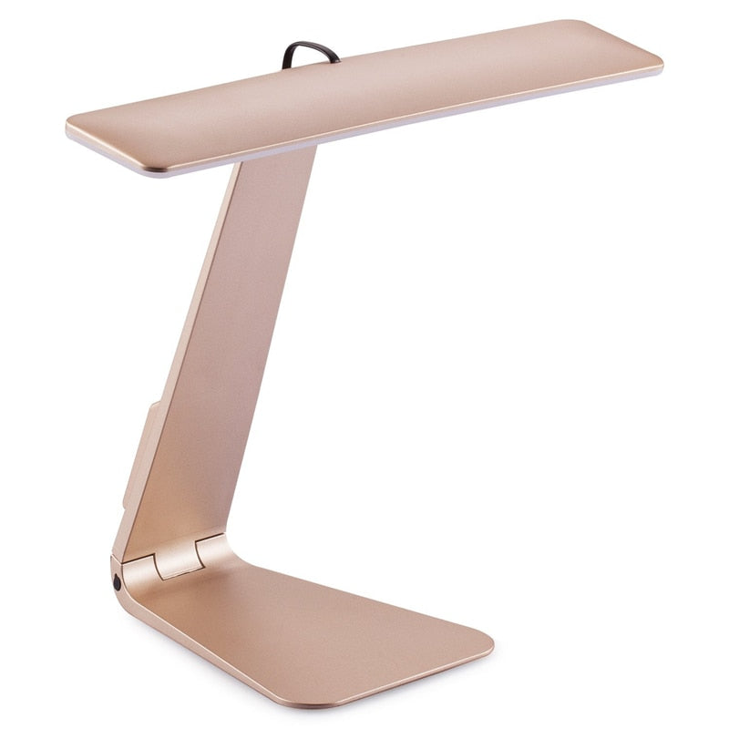 USB Rechargeable Folding Ultrathin Mac Style Desk Lamp Touch Dimming Table Night Light for Children Kids Reading Study