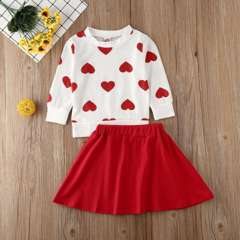 New Toddler Kids Baby Girl Valentine &