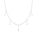 ANDYWEN 925 Sterling Silver Gold Love Heart Clear Rose Red Charm Long Chain Choker Necklace Pendant Women Wedding Luxury Jewelry