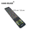 HANRIVER 175 cm * 35 cm Massagedecke Kieselsteine Fußmassage Fußmassagekissen Fingerdruckplatte