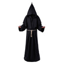 Plague Doctor Christ Costumes Men Monk Cosplay Plague Doctor Mask Steampunk Robe Priest Horror Wizard Halloween Witch  Women
