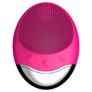 Electric Face Cleaner Sonic Silicone Facial Cleansing Brush Electric Ultrasonic Vibrating Face Massager Mini Pore Deep Cleaning