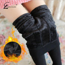 S-XL 8Colors  Winter Warm Leggings women High Waist Thick Velvet Legging Solid All-match Leggings Women