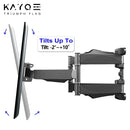 6 Arms TV Mount for 32-55&quot; MAX VESA 400x400mm LCD Bracket Wall Stand Full Motion Tilt RetractableTV Mount Retractable Bracket