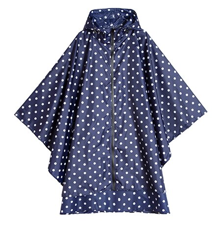Freesmily - Chubasquero de moda para mujer, impermeable, capa de poncho de lluvia con capucha para senderismo, escalada y turismo