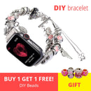 DIY women watch strap for apple watch 5 4 band 44mm iwatch sport bands 42mm accessories 40mm series 3 2 bracelet 38mm watchband