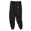 Cotton New Sweatpants Men's streetwear Pants Fashion Pencil linen Pants Men Full Length Drawstring Trousers For Men Casual Pants