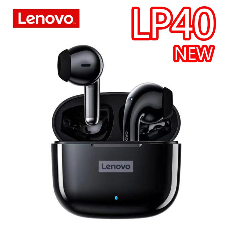 Lenovo LP40 LP6 LP12 LP50 LP60 LP80 Kabellose Kopfhörer TWS Kopfhörer Bluetooth Dual Stereo Sport Headset Handfree Bass Ohrhörer