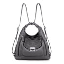 2021 primavera nuevo bolso femenino de diseñador de lujo bolso de hombro multifunción de gran capacidad bolso de cuero suave bolso de doble cremallera saco