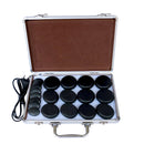 TONTIN 20 teile/satz hot stone set basaltstein massage mit heizbox körper massage steine ​​ysgyp-nls spa stein gesundheitspflege