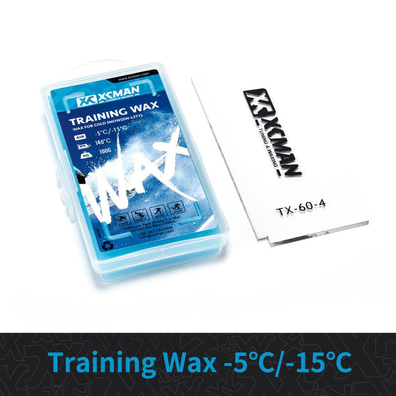 XCMAN Ski Snowboard Waxing &amp; Tuning Kit completo de cepillos - Nylon, latón, cepillo de pelo de caballo Rascador de metal Rascador de cera y PTEX Flate Fi