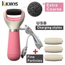 Amoladora eléctrica para pies, lima de talón, exfoliante, máquina de pedicura, pies, piel muerta dura, elimina la herramienta profesional de cuidado de archivos