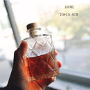 1pcs Glass small wine bottle storage jar, candy box, coffee sealed bottle with lid, household bottling storage bottle