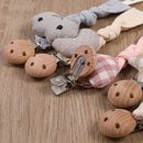 Pacifier Chain Strap Teether Nipple Holder Soother Belt Cotton Linen Baby Pacifier Chain Clip Newborn Toddler Dummy Nursing Care