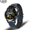 LIGE 2021 New Steel Band Digital Watch Men Sport Watches Electronic LED Male Wrist Watch For Men Clock Waterproof Bluetooth Hour