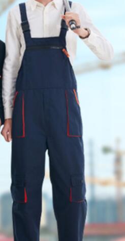 Bib Overalls Casual Work Clothing Large Size Sleeveless Bib Pants Protective Coveralls Strap Jumpsuits Fly Pockets UniformsS-5XL