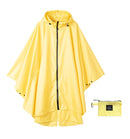 Freesmily Women's Fashion Raincoat Waterproof Rain Poncho Cloak with Hood for Hiking Climbing and Touring