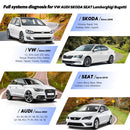 Herramienta de diagnóstico KONNWEI KW450 OBD2 para coches VAG VW Audi ABS Airbag aceite ABS EPB DPF SRS TPMS reinicio escáner de sistemas completos VAG COM