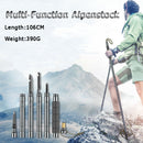 Outdoor Defense Tactical Walk Stick Alpenstock Multitool Camping Equipment Hiking  Mountaineering  Trekking Pole Survival Tool