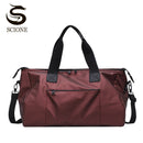 Bolsa de viaje impermeable de nailon, bolsas deportivas para hombre/mujer, bolsos de mano, bolso de hombro tipo bandolera, bolsas de equipaje multifunción XA201M