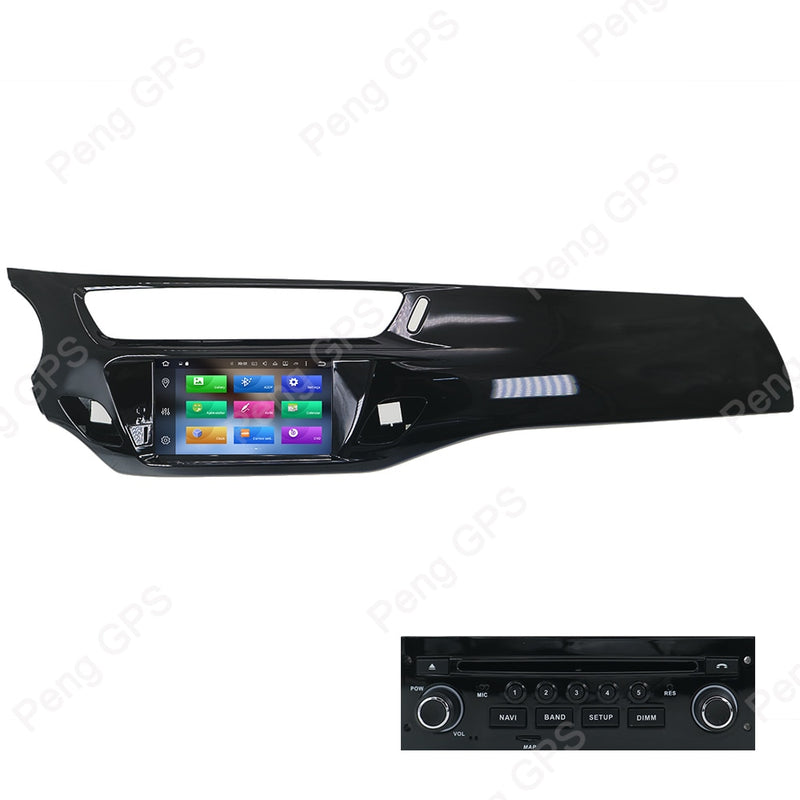 Für Citroen DS3 C3 Picasso Android Autoradio 2 Din Bluetooth Multimedia Player DVD Video Stereo Autoradio GPS Navigationseinheit