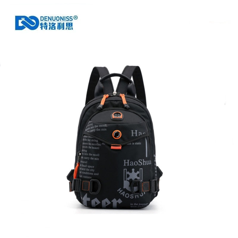 New Designer Fashion Men Backpack Mini Soft Touch Multi-Function Small Backpack Male Shoulder Bag Men Purse