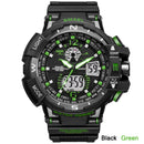 SMAEL Sport Watch Men Big Dial LED Digital Quartz Wrist Watches Men&