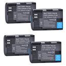 2X 2650mAh LP E6 LPE6 LP-E6 E6N Battery + LED Dual Charger For Canon EOS 5DS R 5D Mark II 5D Mark III 6D 7D 70D 80D Camera