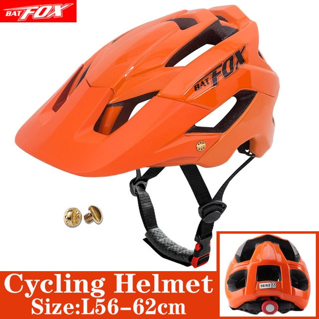 2022 New Batfox Fahrradhelm für Erwachsene Männer Frauen MTB Bike Mountain Road Radfahren Sicherheit Outdoor Sports Safty Helm