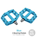 MZYRH Ultralight Seal Bearings Bicycle Bike Pedals Cycling Nylon Road bmx Mtb Pedals Flat Platform Bicycle Parts Accessories