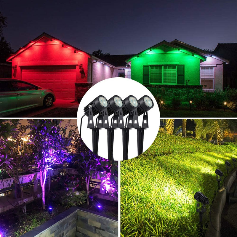 Luces Led para jardín, lámpara para césped, iluminación de paisaje de bajo voltaje, lámpara impermeable para exteriores, decoración de jardín, iluminación para exteriores