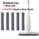 Fregona Eyliden de 180 grados, fregona autoescurridora, fregona exprimible con cabezas de fregona de esponja PVA, fregona para lavar el suelo, herramientas de limpieza del hogar