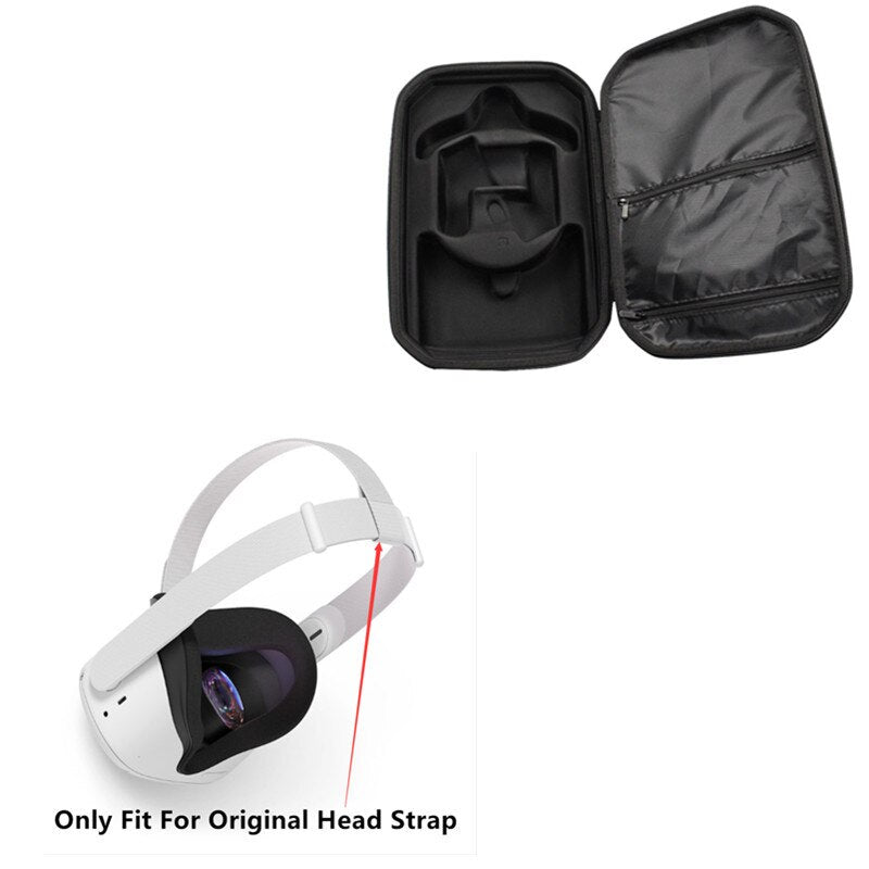 Nueva funda portátil para Oculus Quest 2 VR, funda de viaje de EVA dura, funda protectora para auriculares, bolsa de almacenamiento para Quest2 VR, accesorios