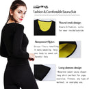 Twinso Slimming Pant + Shirt Women Sport Set Neoprene Sauna Suit Weight Loss Body Shaper Waist Trainer Blouse Legging Tracksuit