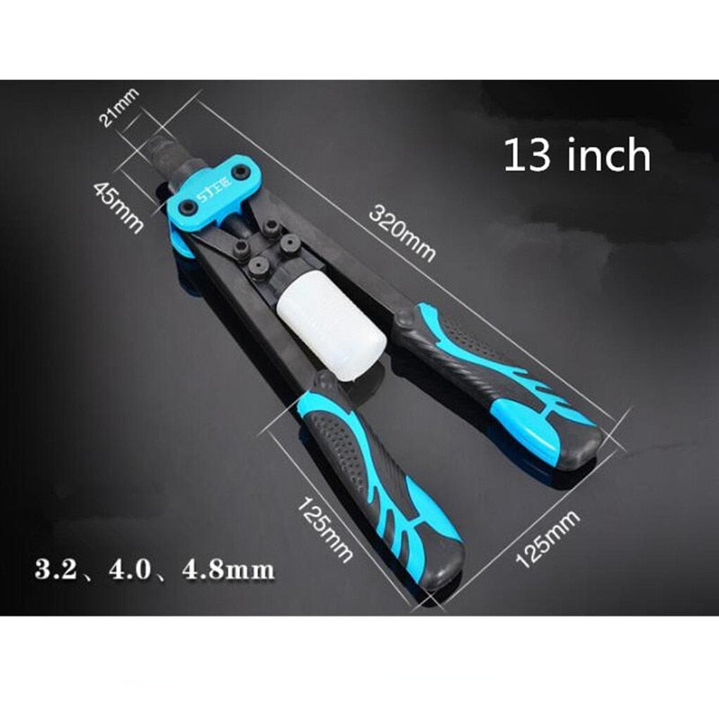 Herramienta de remache Pop para trabajo en madera de Metal, Kit de herramientas de reparación de pistola remachadora, herramienta manual resistente