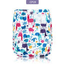 Miababy Hook&Loop OS Pocket Cloth Diaper,with one pockets,waterproof and breathable,for 3-15 kg baby