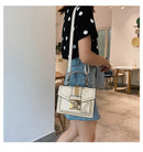 Elegant Sequins ladies handbag small 2022 new rivet Women&