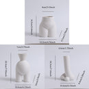 Hot Selling Modern Ceramic Body Art Crafts Vase Dried Flower Arrangement Plant Pot Living Room Home Decoration Ornaments