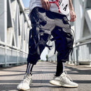 11 BYBB'S DARK Cargo Pants Herren Harajuku Streetwear Tactics Pants Ribbon Multi-Pocket-Hose Elastische Taille HipHop Male DG29