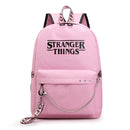 New Stranger Things backpack HELLFIRE Multifunction USB Charging Travel Canvas Student Backpack For Teens Boys Girls School Bag