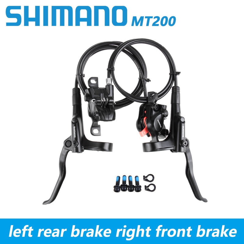 Shimano BR BL MT200 freno de bicicleta MTB freno de disco hidráulico 750/800/1350/1450/1500mm frenos de abrazadera de montaña actualizado MT315