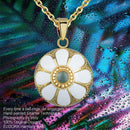 Eudora, nuevo, Original, artesanía esmaltada, colgante de Bola de campana de flor sagrada, collar de Bola de armonía, collar de Bola de Ángel llamador, joyería de Bola mexicana