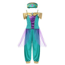 MUABABY Arabian Princess Dress Up Girl Aladdin Fancy Costume Children Photography Halloween Party Outfit Clothes