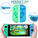 Animal Crossing Game Accessories for Nintendo Switch Travel Carrying Bag Protector Case Thumb Stick Grip Caps Charging Cable Set