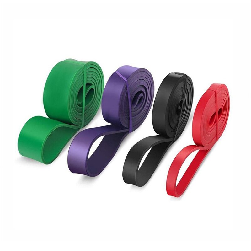 6 Farben Yoga-Widerstandsbänder Gummi Home Indoor Fitness Klimmzugschlaufe Pilates Sport Elastic Band Workout Trainingsgeräte