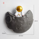 Nordic Wall Decoration Astronaut Resin Wall Shelves Home Decor 3D Astronaut Figurines For Living Room Bedroom Wall Hanging Decor