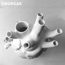 Nordic Simulation Anatomische Herzform Blumenvase Herzschlag Harz Blumentopf Kunst Vasen Skulptur Desktop Blumentopf Wohnkultur